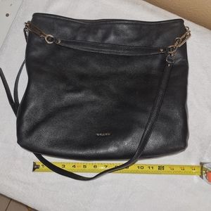 Coach black slouchy purse